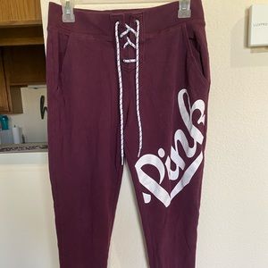 Pink joggers